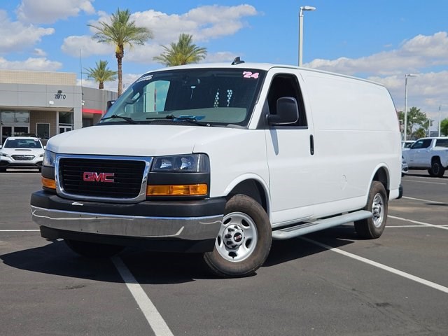 Summit White 2024 GMC Savana Cargo 2500 RWD Van Rear-Wheel Drive 8-Speed Automatic
