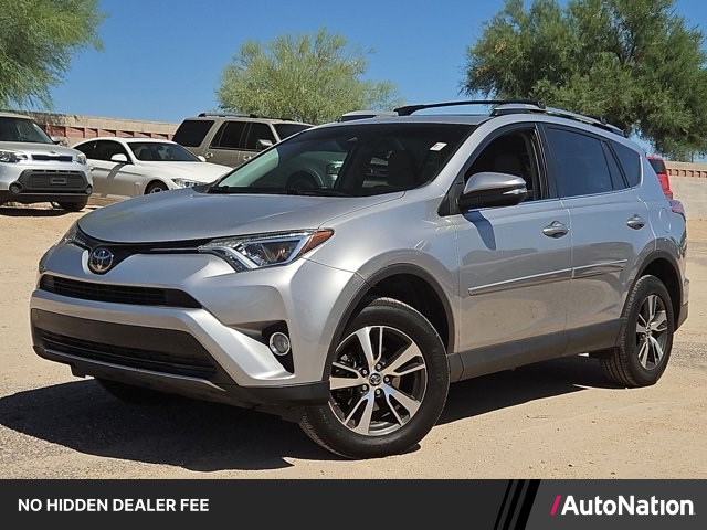 Silver Sky Metallic 2018 Toyota RAV4 SUV / Crossover Front-Wheel Drive Automatic