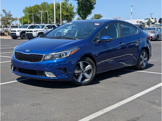 Deep Sea Blue 2018 Kia Forte S Sedan Front-Wheel Drive Automatic