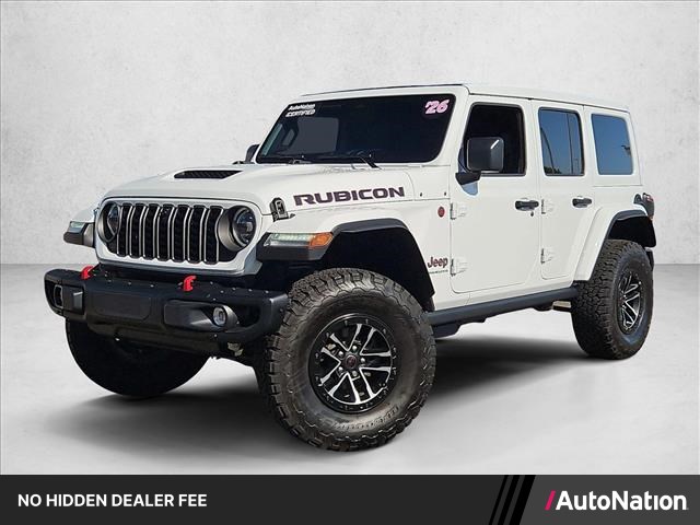 Bright White Clearcoat 2026 Jeep Wrangler SUV / Crossover Four-Wheel Drive 8-Speed Automatic