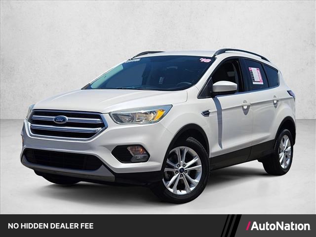 White Platinum Metallic Tri-Coat 2018 Ford Escape SE FWD SUV / Crossover Front-Wheel Drive Automatic