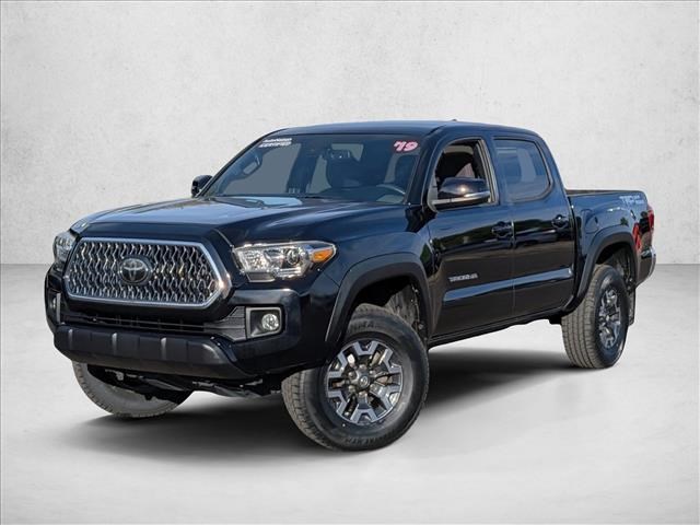 Midnight Black Metallic 2019 Toyota Tacoma TRD Off Road Double Cab RWD Pickup Truck 4X2 Automatic