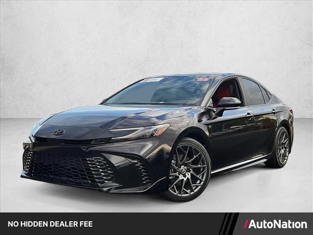 Midnight Black Metallic 2025 Toyota Camry Sedan Front-Wheel Drive Automatic