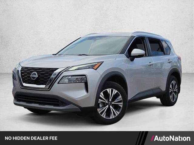Brilliant Silver Metallic 2022 Nissan Rogue SV FWD SUV / Crossover Front-Wheel Drive Automatic