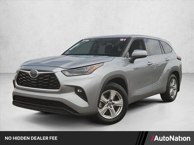 Celestial Silver Metallic 2021 Toyota Highlander Hybrid SUV / Crossover All-Wheel Drive Automatic