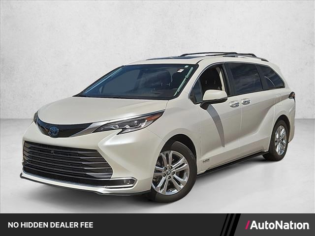 White (Blizzard Pearl) 2021 Toyota Sienna Minivan All-Wheel Drive Automatic