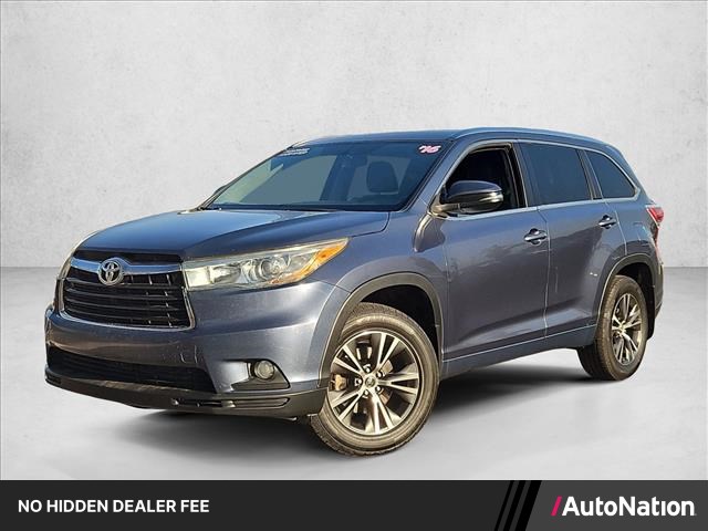 Shoreline Blue Pearl 2016 Toyota Highlander SUV / Crossover All-Wheel Drive Automatic