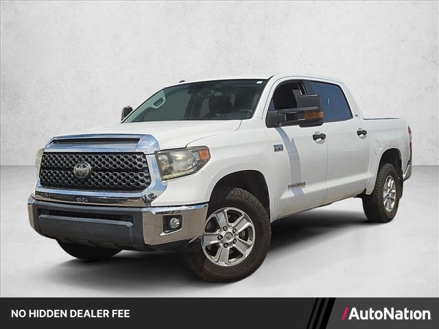 Super White 2019 Toyota Tundra Pickup Truck Four-Wheel Drive Automatic