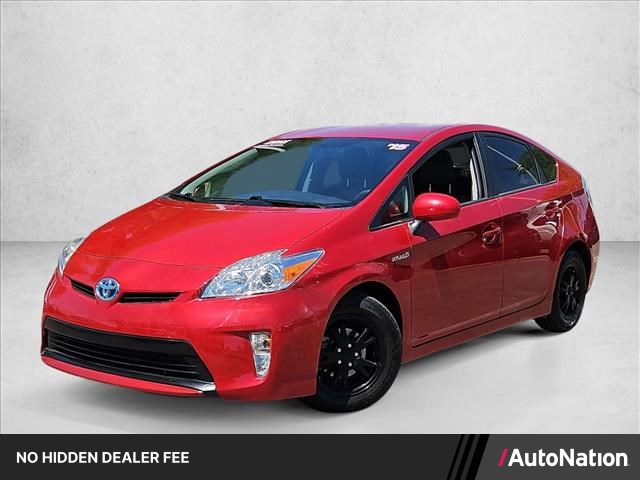 Barcelona Red Metallic 2015 Toyota Prius Three Hatchback Front-Wheel Drive Automatic