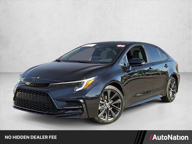 Black 2026 Toyota Corolla Sedan Front-Wheel Drive Continuously Variable Transmission