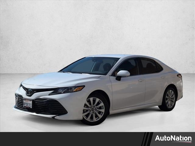 Super White 2020 Toyota Camry LE FWD Sedan Front-Wheel Drive Automatic