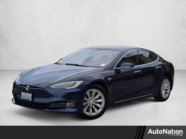 Blue 2018 Tesla Model S 75D AWD Sedan All-Wheel Drive Automatic