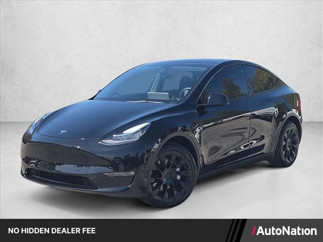 Solid Black 2021 Tesla Model Y SUV / Crossover All-Wheel Drive Automatic