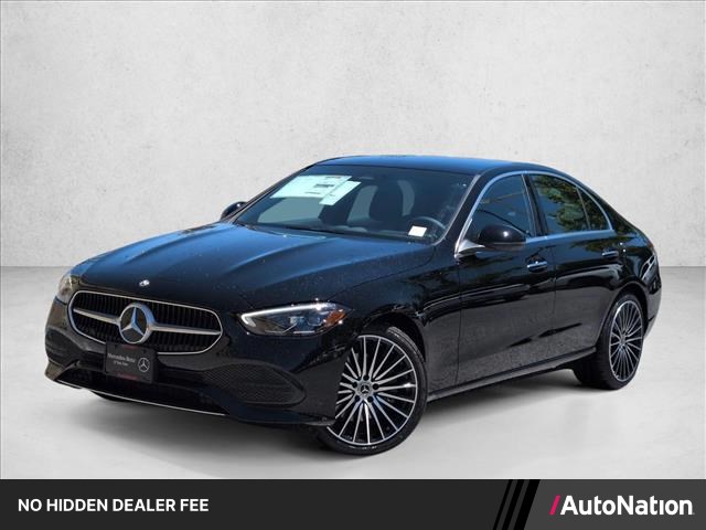 Black 2026 Mercedes-Benz C-Class C 300 RWD Sedan Rear-Wheel Drive Automatic