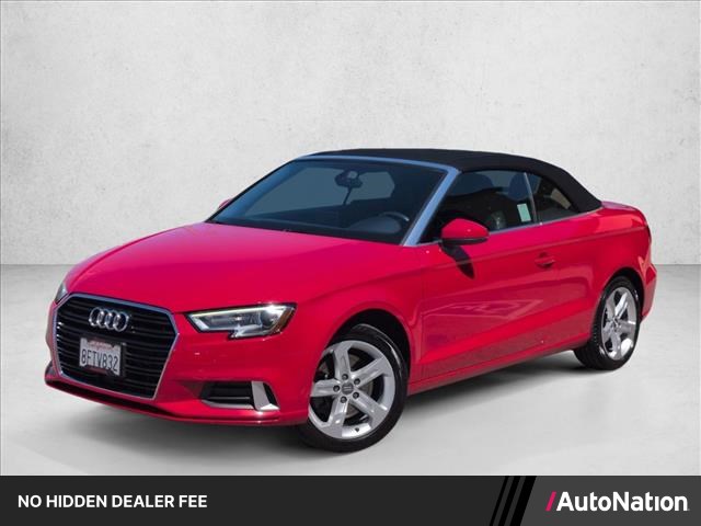 Orange (Tango Red Metallic/Black Roof) 2018 Audi A3 Convertible Front-Wheel Drive Automatic