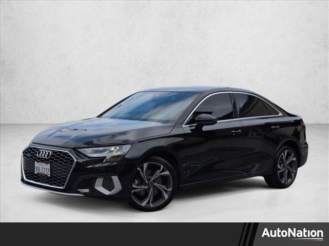 Mythos Black Metallic 2022 Audi A3 40 TFSI quattro Premium AWD Sedan All-Wheel Drive Automatic