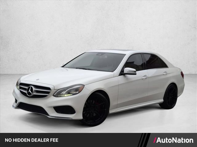 White 2015 Mercedes-Benz E-Class Sedan Rear-Wheel Drive Automatic
