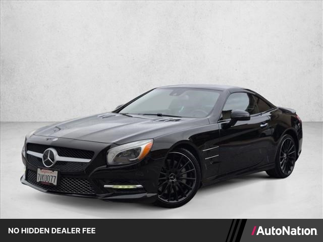 Black 2013 Mercedes-Benz SL-Class SL 550 Convertible Rear-Wheel Drive Automatic