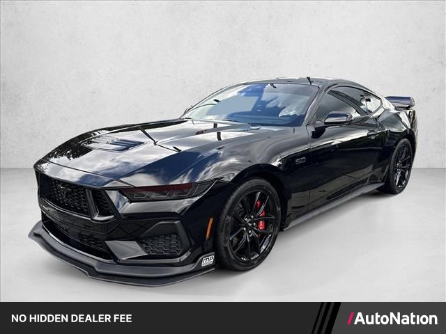 Shadow Black 2025 Ford Mustang Coupe Rear-Wheel Drive Automatic