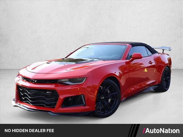 Red Hot 2021 Chevrolet Camaro Convertible Rear-Wheel Drive Automatic