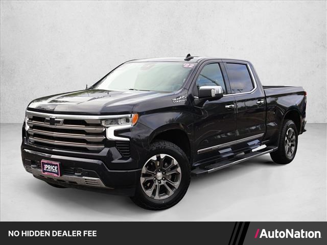 Black 2022 Chevrolet Silverado 1500 Pickup Truck Four-Wheel Drive Automatic