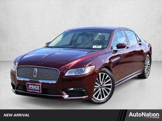 Red 2019 Lincoln Continental Select FWD Sedan Front-Wheel Drive 6-Speed Automatic