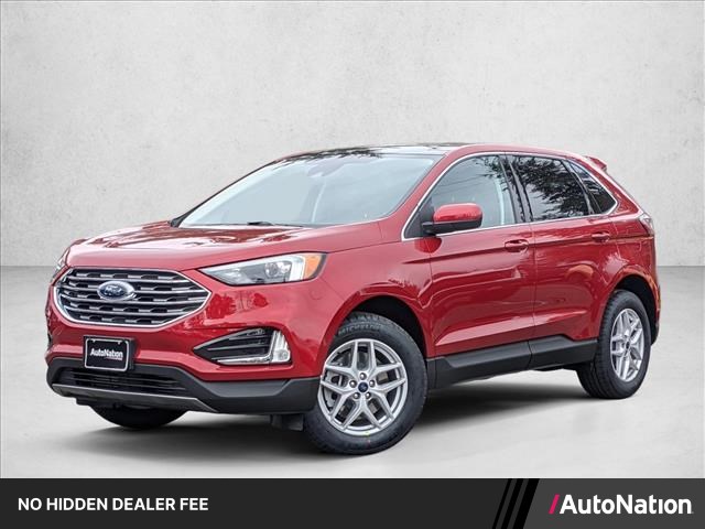 Rapid Red Metallic Tinted Clearcoat 2022 Ford Edge SUV / Crossover All-Wheel Drive 8-Speed Automatic