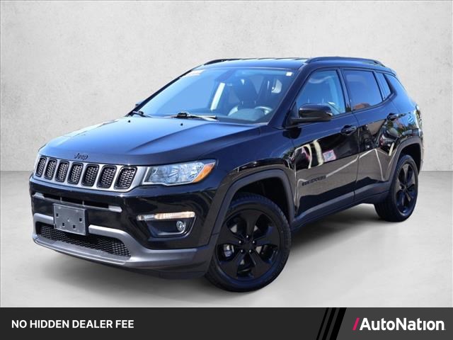 Diamond Black Crystal Pearlcoat 2020 Jeep Compass Altitude 4WD SUV / Crossover Four-Wheel Drive 9-Speed Automatic