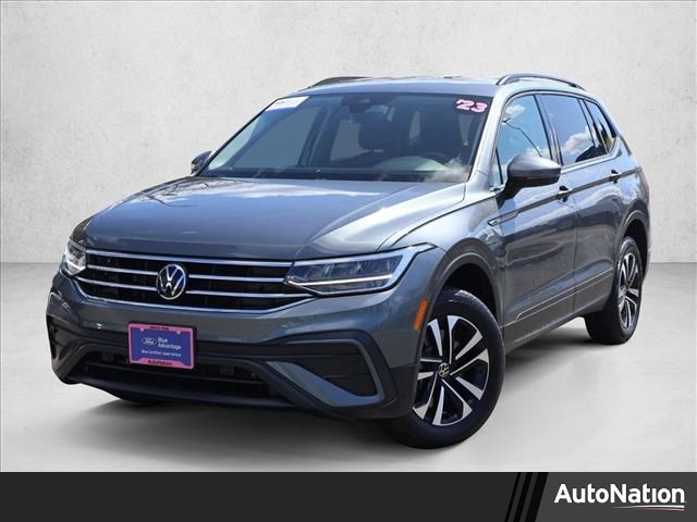 Platinum Gray Metallic 2023 Volkswagen Tiguan S 4Motion SUV / Crossover All-Wheel Drive 8-Speed Automatic