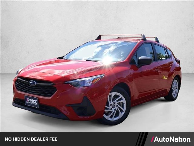 Pure Red 2024 Subaru Impreza Sedan Automatic