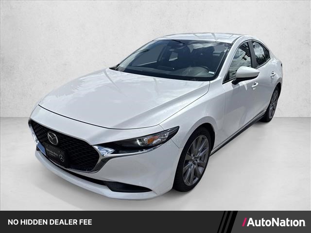 Snowflake White Pearl Mica 2021 Mazda MAZDA3 Sedan Front-Wheel Drive Automatic