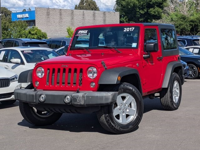 Firecracker Red Clearcoat 2017 Jeep Wrangler Sport 4WD SUV / Crossover Four-Wheel Drive 5-Speed Automatic