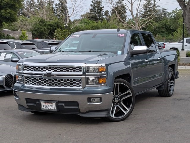 Blue Granite Metallic 2014 Chevrolet Silverado 1500 LT Crew Cab RWD Pickup Truck 4X2 6-Speed Automatic