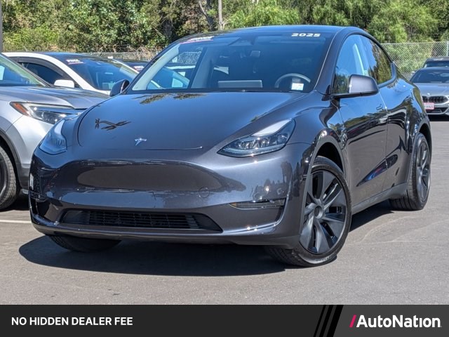 Gray (Stealth Grey) 2025 Tesla Model Y SUV / Crossover Rear-Wheel Drive Automatic