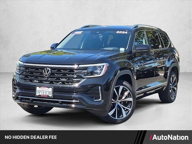 Deep Black Pearl 2024 Volkswagen Atlas SUV / Crossover All-Wheel Drive 8-Speed Automatic