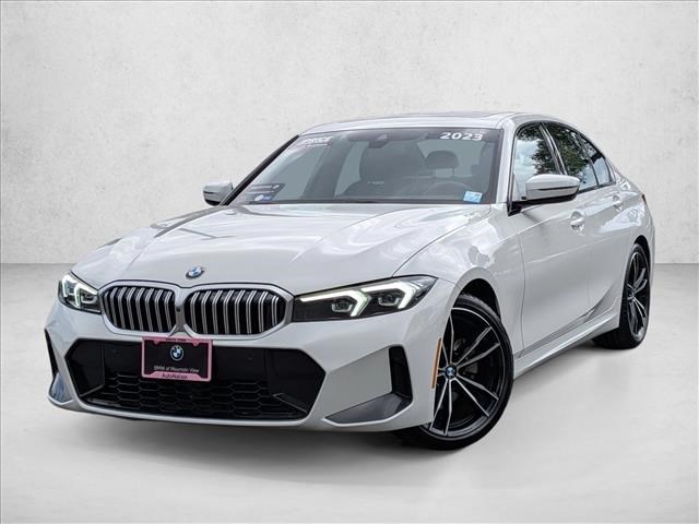 Alpine White 2023 BMW 3 Series 330i RWD Sedan Rear-Wheel Drive Automatic