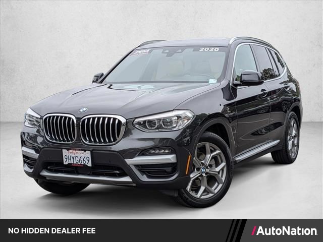 Gray (Dark Graphite Metallic) 2020 BMW X3 xDrive30i AWD SUV / Crossover All-Wheel Drive Automatic