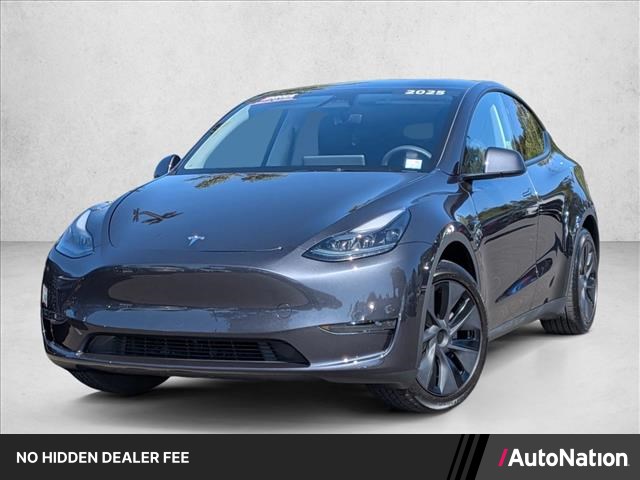 Gray (Stealth Grey) 2025 Tesla Model Y SUV / Crossover Rear-Wheel Drive Automatic