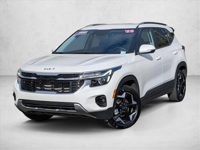 Snow White Pearl 2025 Kia Seltos S FWD SUV / Crossover Front-Wheel Drive Automatic