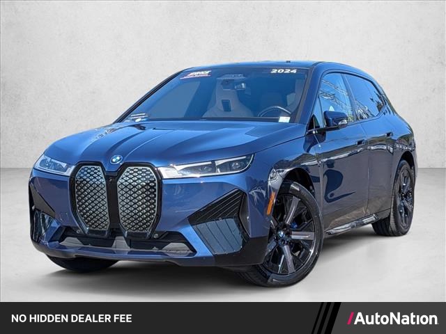 Phytonic Blue Metallic 2024 BMW iX SUV / Crossover All-Wheel Drive Automatic