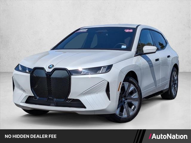 Mineral White Metallic 2026 BMW iX SUV / Crossover All-Wheel Drive Automatic