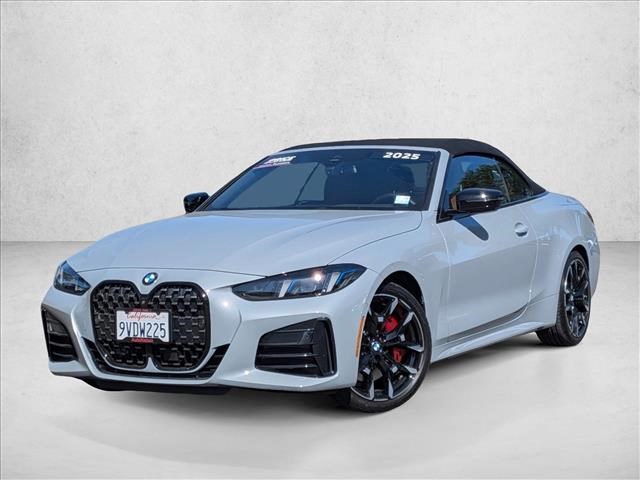 Gray (Brooklyn Grey Metallic) 2026 BMW 4 Series 430i Convertible RWD Convertible Rear-Wheel Drive Automatic