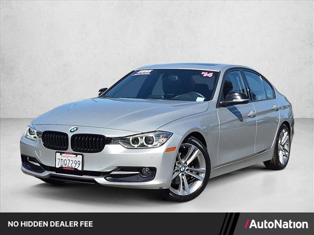 Orion Silver Metallic 2014 BMW 3 Series Sedan Rear-Wheel Drive 8-Speed Automatic