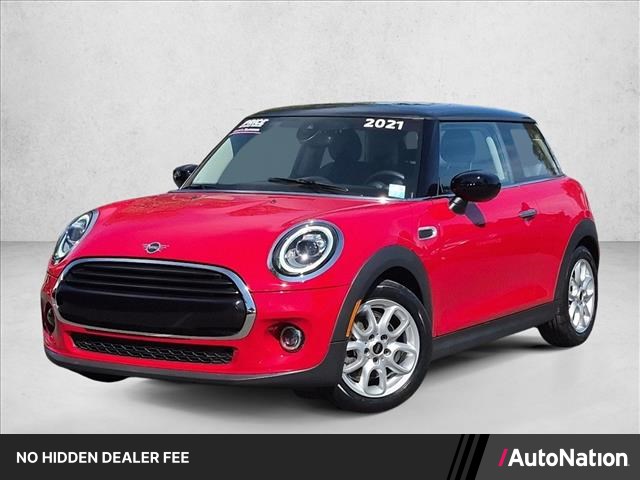 Chili Red 2021 MINI Cooper Hatchback Front-Wheel Drive 7-Speed Automatic