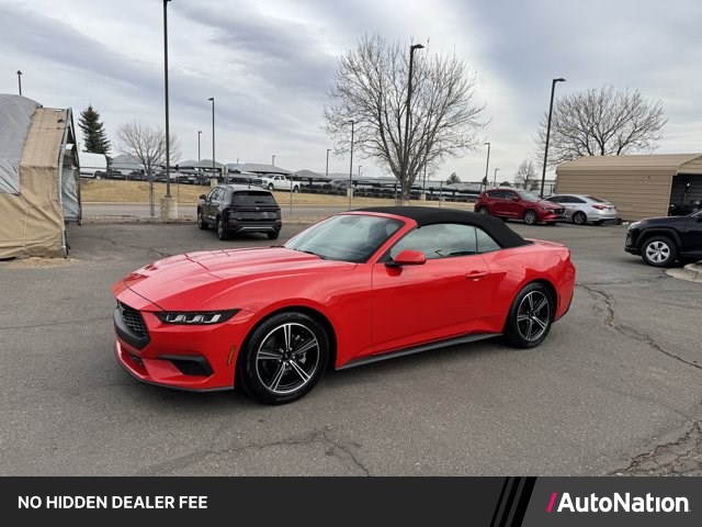 Race Red 2024 Ford Mustang Convertible Rear-Wheel Drive Automatic