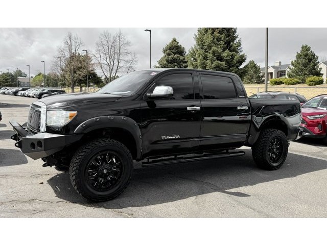 Black 2013 Toyota Tundra Limited CrewMax 5.7L FFV 4WD Pickup Truck Four-Wheel Drive Automatic