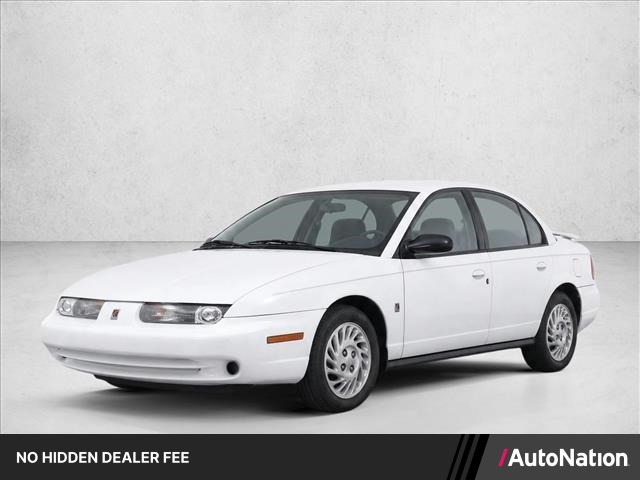 White 1999 Saturn S-Series Sedan Front-Wheel Drive Automatic