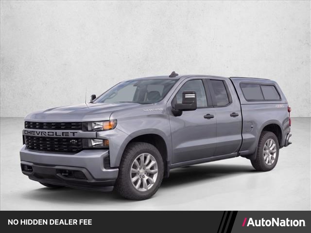 Gray (Satin Steel Metallic) 2021 Chevrolet Silverado 1500 Pickup Truck Four-Wheel Drive 6-Speed Automatic