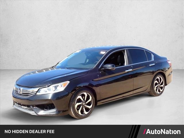 Black 2016 Honda Accord EX-L Sedan Front-Wheel Drive Automatic