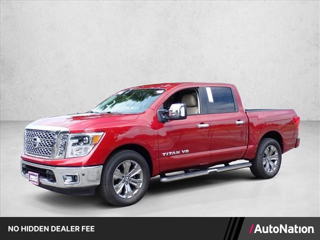 Cayenne Red 2018 Nissan Titan Pickup Truck 4X2 Automatic